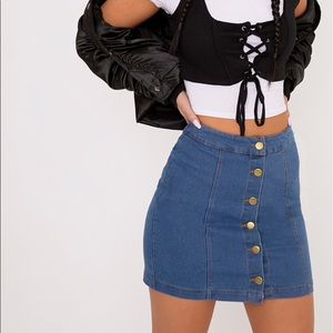 Pretty Little Thing denim skirt